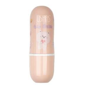 Ushas Lip Balm, pink and white lip balm stick with cute bear design, moisturizing and nourishing for dry lips - Lip care