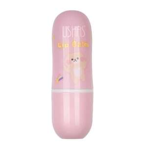 Ushas Lip Balm, pink lip balm with cute bear design - Lip care