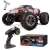Spirit 1:16 scale 4WD RC Monster Truck with 2.4GHz remote control, red and black, 52km/h speed, brushless motor