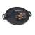 Vaggan cast iron barbecue pan, 30 cm, black