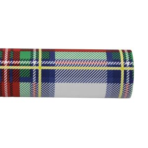 CLASSICO White Tartan Gift Wrap 131509682 - Gift wrapping