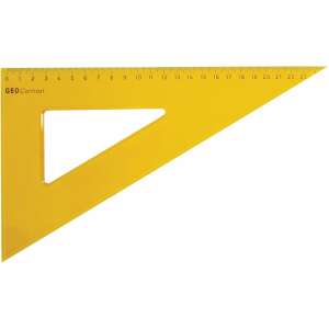 Háromszögvonalzó, műanyag, 45/45/90, 22-32 cm, Aristo GEO College (GEO22625) 60450570 