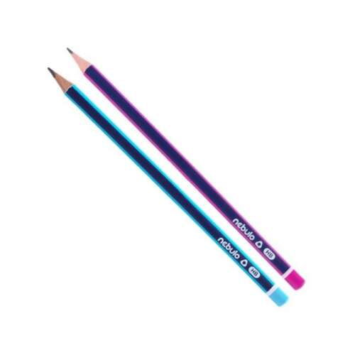 Nebulo HB Bleistift, blau und lila