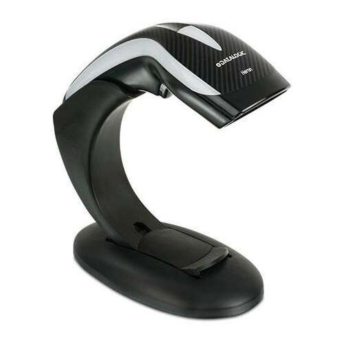 Scanner de coduri de bare Datalogic Heron HD3130 1D CCD cu stand, negru