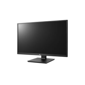LG 27BN55UP-B 23.8 inch Full HD Monitor angled view - Laptop and Monitor