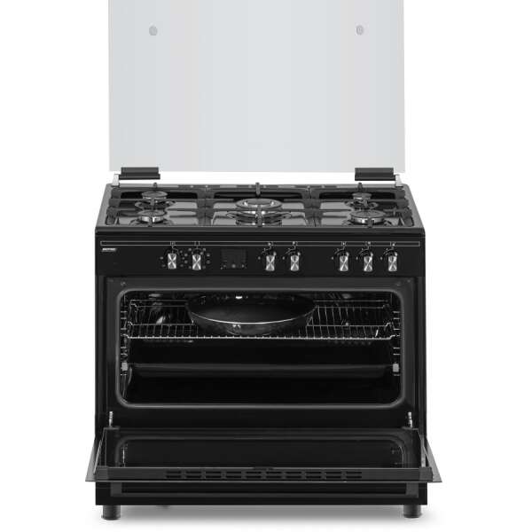 MPM 93-KGM-32 Kombinált tűzhely, 95L, 5 főzőzóna, Grill, A energi...