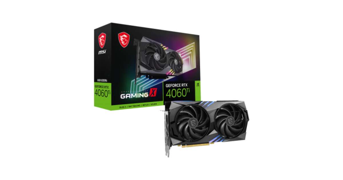 中古】MSI GeForce RTX 4060 Ti GAMING X TRIO 8G ビデオカード｜パーツ