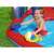 Bestway Marvel Spider-man inflatable pool with slide, basketball hoop, and water sprinkler - close up of the basketball hoop
