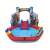 Bestway Marvel Spider-Man inflatable play center with slide, pool, and toys