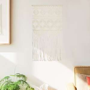 vidaXL Cuier de perete macrame, 40x80, bumbac 60531998