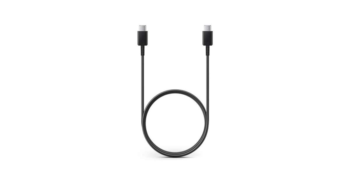 Samsung factory USB Type-C - USB Type-C dátový a nabíjací kábel so 100 cm káblom - EP-DA905BBE - čierny (EKO balenie) 60554814