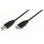 Black LogiLink USB 3.0 A to A Extension Cable