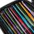 Crochet hook set with colorful aluminum crochet hooks