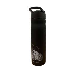 Excellent Houseware Water Bottle, Stainless Steel/Plastic, 4.5x21.5 cm, Black 60569267 - Food & beverage carrier