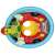 Intex 59570 Turtle Float, red car design, top view