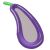 Ikonka Eggplant Pool Float with Mesh, Purple, 240cm