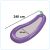 Ikonka Aubergine Pool Float Abmessungen, 240cm lang, 50cm breit