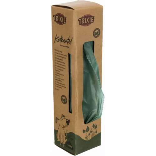 Trixie Komposztálható Kutyapiszok Zacskó, 100 db, Zöld