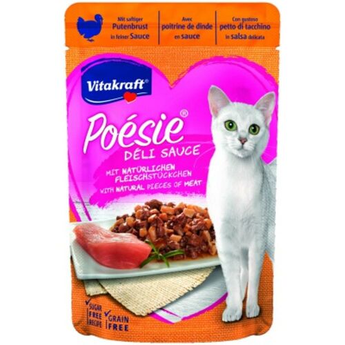 Vitakraft Poésie Deli Sos Indyk Karma dla kota, 85g