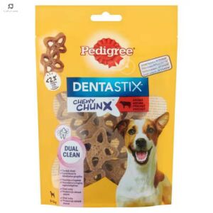Pedigree Dentastix Chewy Chunx Marha Ízű Fogtisztító Jutalomfalat Kutyáknak - Kutya jutalomfalat