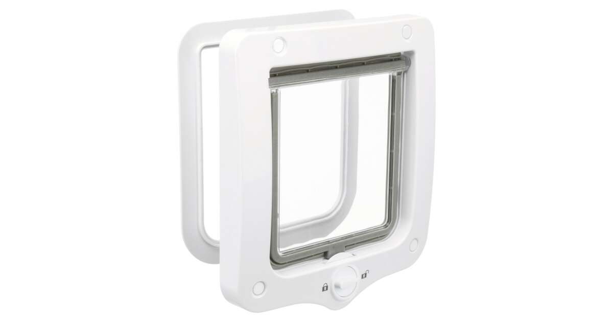 Usa batanta pentru pisici Trixie 2-Way, 20x22 cm, Alb 75711380