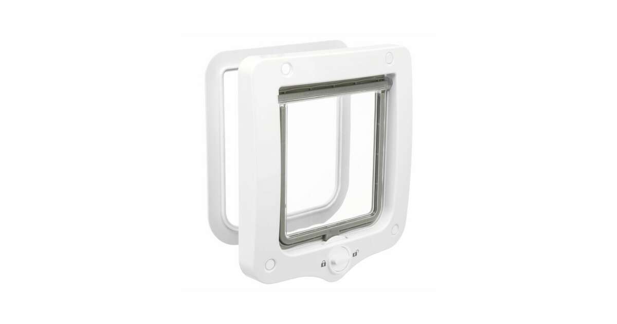 Usa batanta pentru pisici Trixie 2-Way, 20x22 cm, Alb 75711380