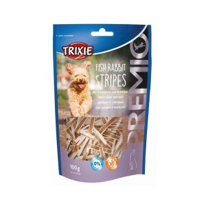 Trixie Premio Fish Rabbit Stripes Recompense pentru câini 100g - Iepure și cod - Trixie Momeală pentru recompensarea câinilor