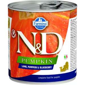 N&D Pumpkin Lamm, Kürbis & Blaubeere Welpen Nassfutter, 285g - Hundefutter