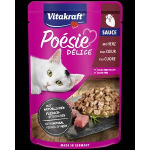 Vitakraft Poésie Deli Serce w Sosie Karma dla Kota, 85g - Karma dla kotów