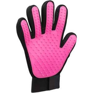 Trixie Bürstenhandschuh 16 × 24 cm, Pink/Schwarz 74093436 - Viehzucht