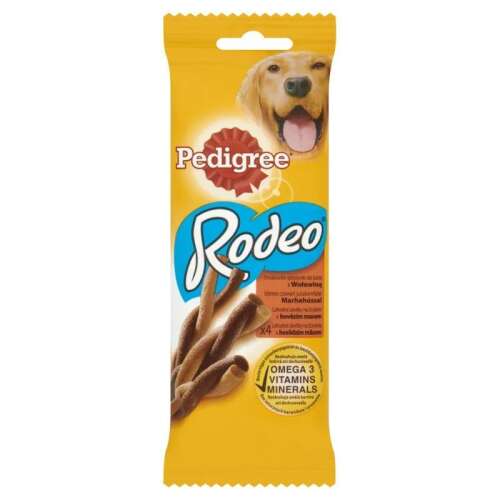 Pedigree Rodeo Marhahúsos Kutya Rágcsálnivaló - 70g