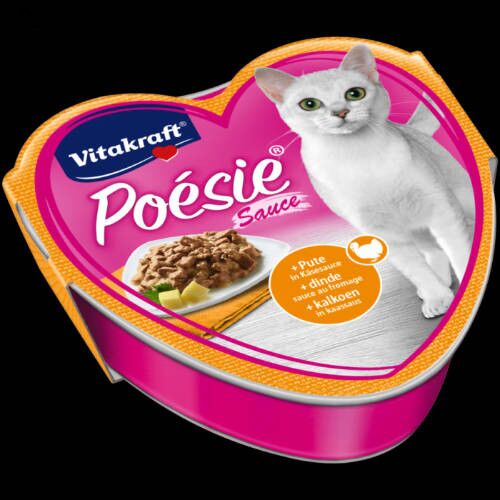 Vitakraft Poésie Szószos Pulyka és Sajt Macskaeledel, 85g