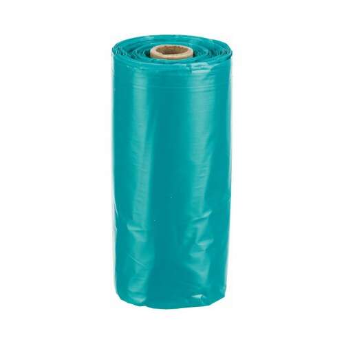 Trixie Poop Bags with Handles, 8 pack, türkiz