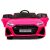 Rózsaszín Audi RS6 GT elektromos kisautó gyerekeknek, nyitott ajtókkal