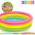 Intex Sunset 3-ring inflatable pool, pink, yellow, green, 45 inches diameter, 10 inches height