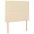 vidaXL krémszínű szövet rugós ágy fejtámla, 120 x 200 cm