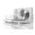 Gorenje R401W electric slicer, white, angled view