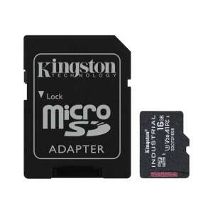 Kingston Industrial 16GB MicroSD kártya adapterrel - Kingston