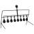 vidaXL automatikusan újrainduló forgó céltábla 8 + 1 célponttal, fekete célok