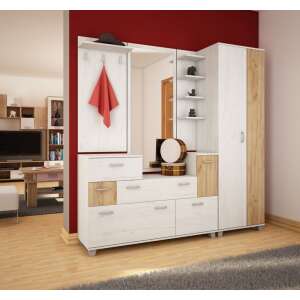 Andretti Előszoba Bútor - Antik Fehér Sonoma