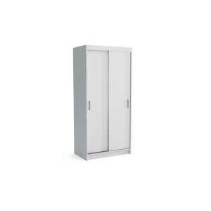 Coni Tolóajtós Gardróbszekrény - Fehér - 100 cm