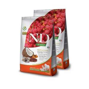 N&D Quinoa Skin & Coat Herring Kutyatáp 2x2.5kg - N&D