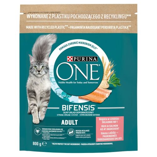Purina ONE Adult Bifensis Sucha Karma dla Kota z Łososiem