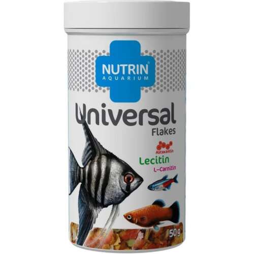 Nutrin Aquarium Universal Flakes halételedel, 50g