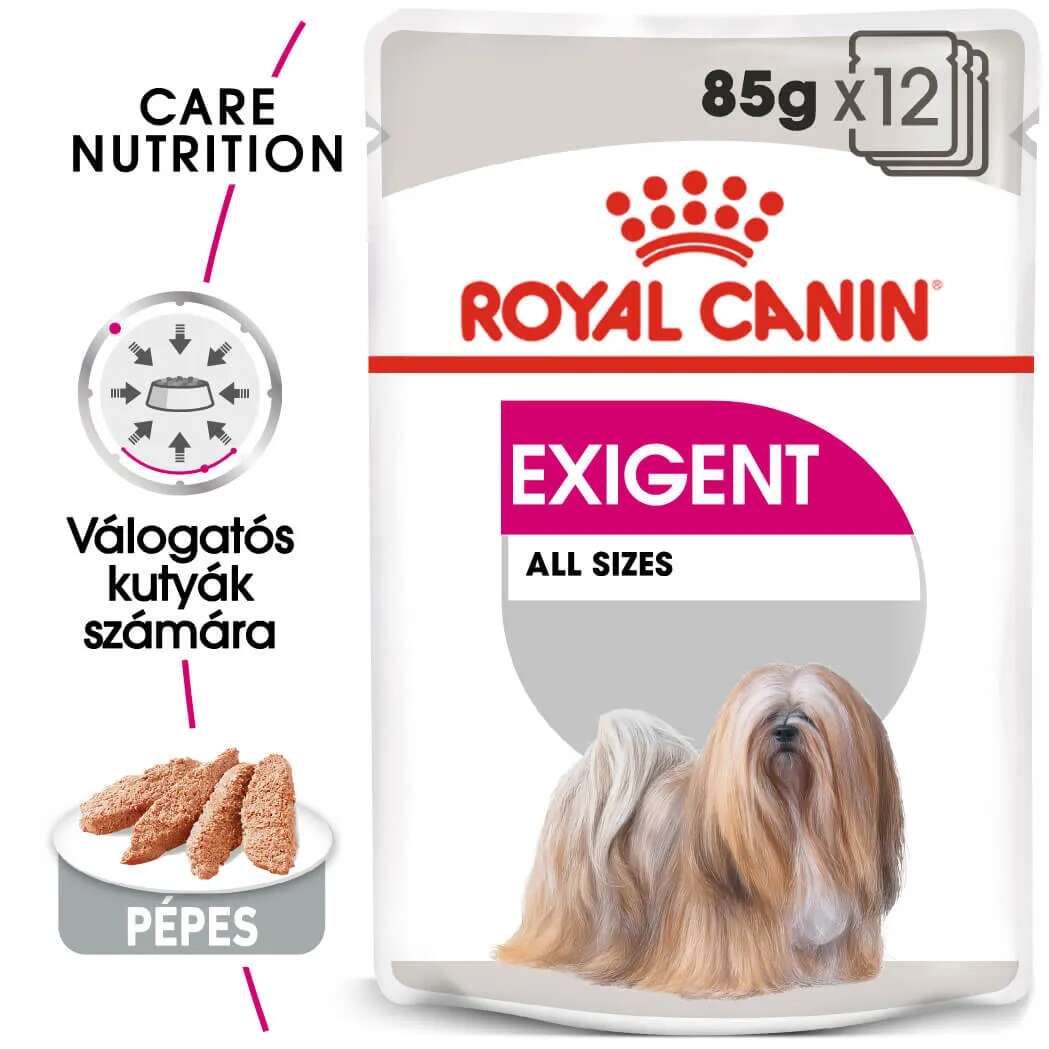 ROYAL CANIN CCN EXIGENT LOAF, Nassfutter für ausgewachsene Hunde, 12 x 85 g