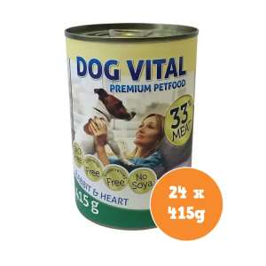 Dog Vital konzerv nyúl, szív 24x415g 88870620 - Állattartás