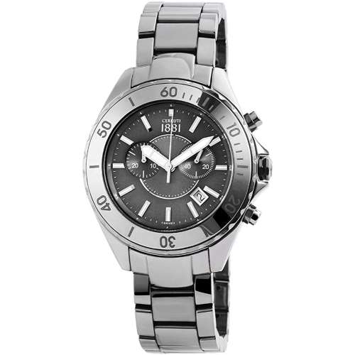 Chronostar férfi Karóra bőr szíjjal #barna kék (R3751252019 Akciós Cerruti férfi kerámia karóra CRA077Z251H és több ezer