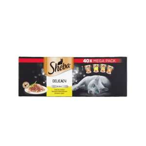 SHEBA Delicacy Nedves Macskaeledel - 40 x 85g