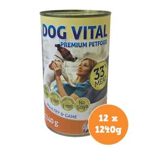 Dog Vital konzerv baromfi, vad 12x1240g 88870662 - Állattartás