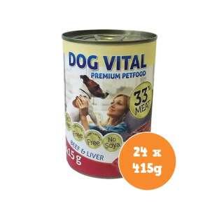 Dog Vital konzerv marha, máj 24x415g 88870631 - Állattartás